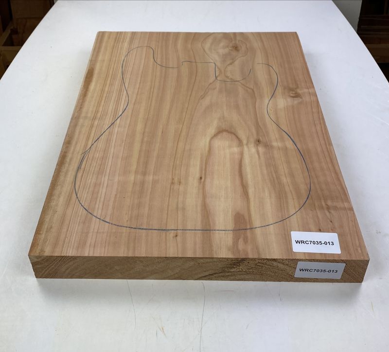 Body Western Red Cedar, 1-pc., Unique Piece #013